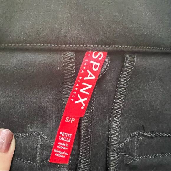 Spanx The Perfect Backseam Ankle Skinny Pant in Black - Picture 4 of 7